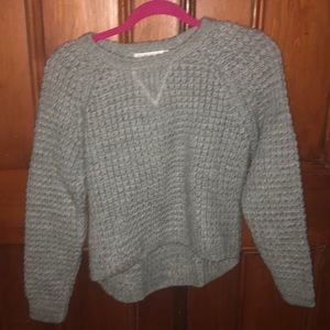 Light gray knit sweater
